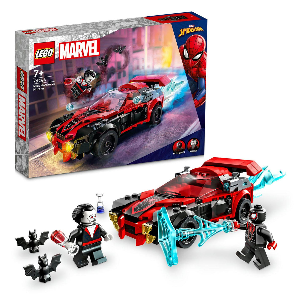 Lego Lego 76244 Meilen Morales gegen Morbius