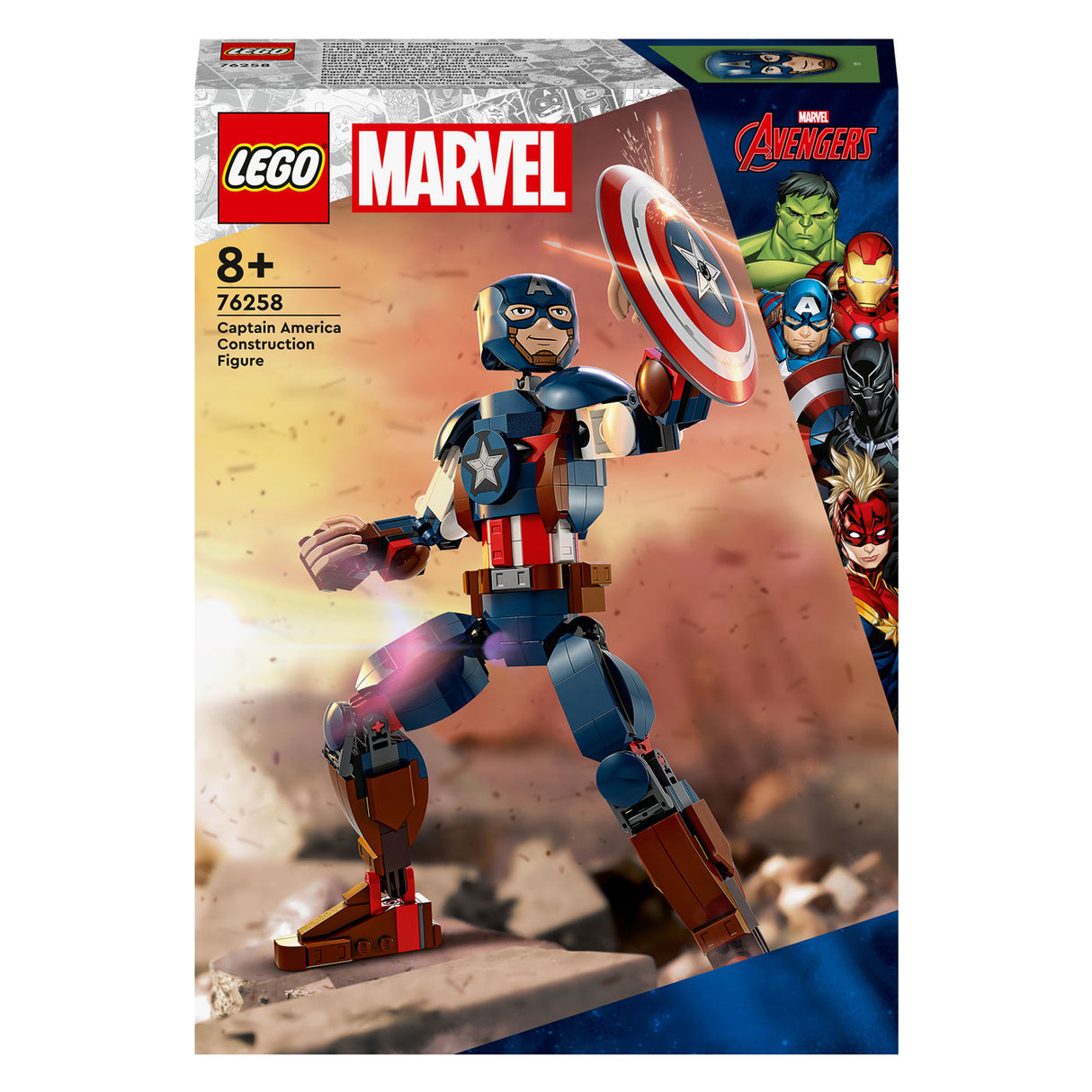 Lego Superhelden 76258 Captain America Baufigur