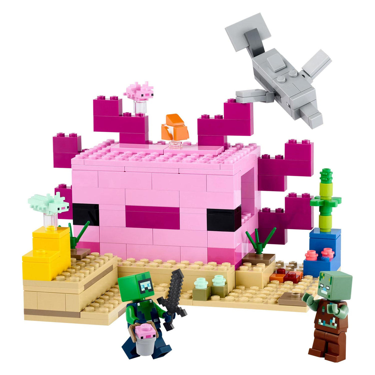 Lego Lego Minecraft 21247 Die Axolotlhuis