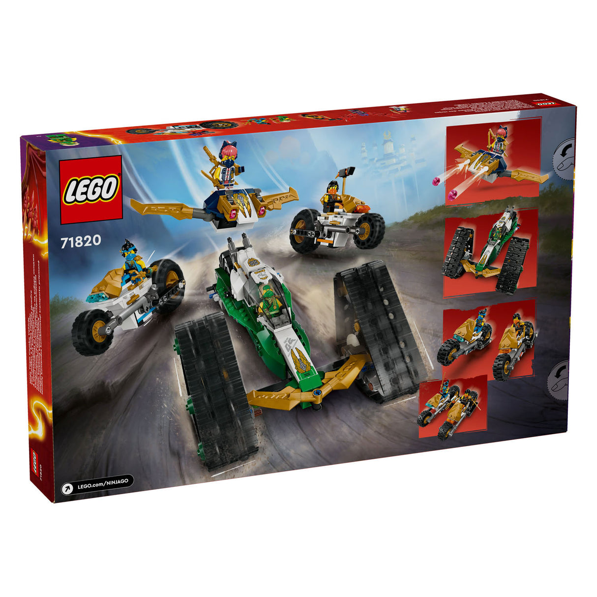 Lego Ninjago 71820 Ninjateam Combi Fahrzeug