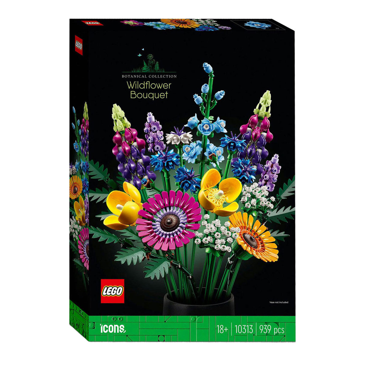 Lego -Ikonen 10313 Bouquet mit wilden Blüten