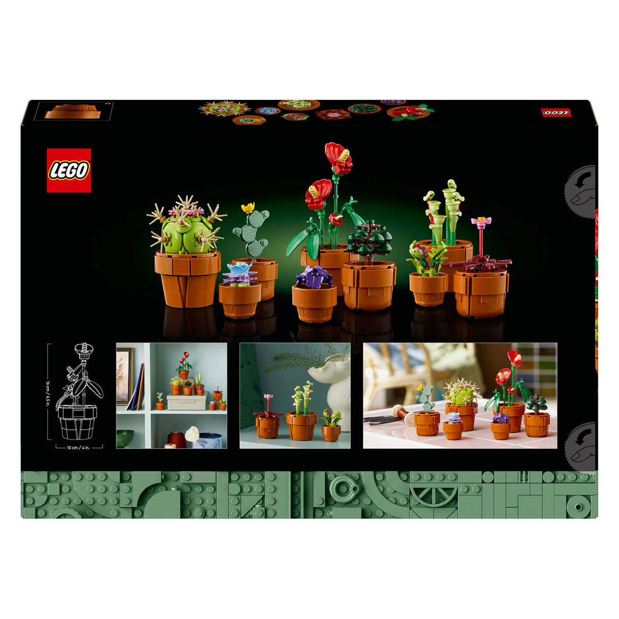 Lego -Ikonen 10329 Mini -Pflanzen