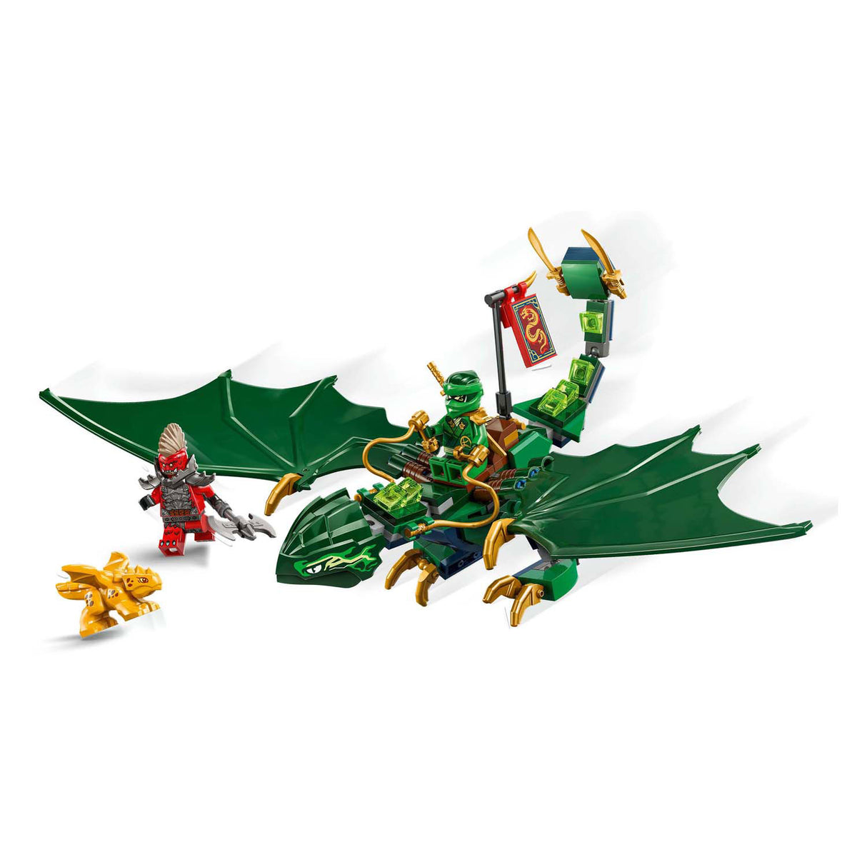 Lego 71829 Ninjago Lloyds grüner Walddrache | 2 Stk