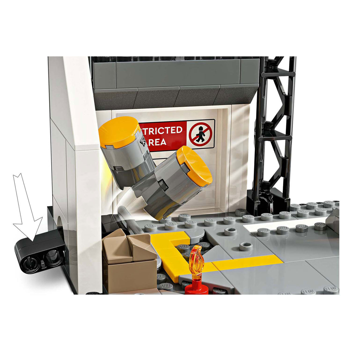 Lego Superhelden 76314 Captain America, Bürgerkriegs-Actionszene
