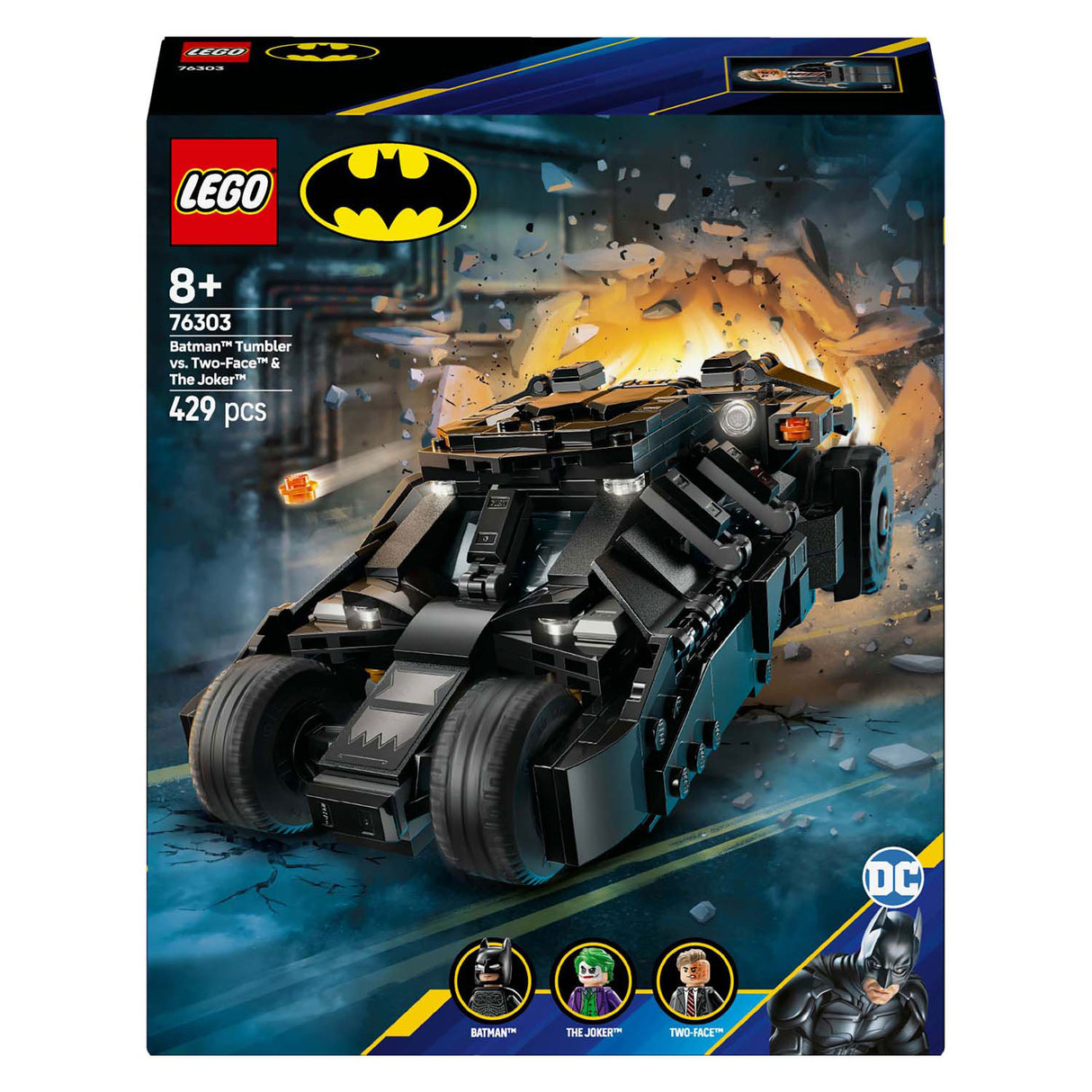 Lego DC 76303 Batman Tumbler vs. Two-Face und der Joker