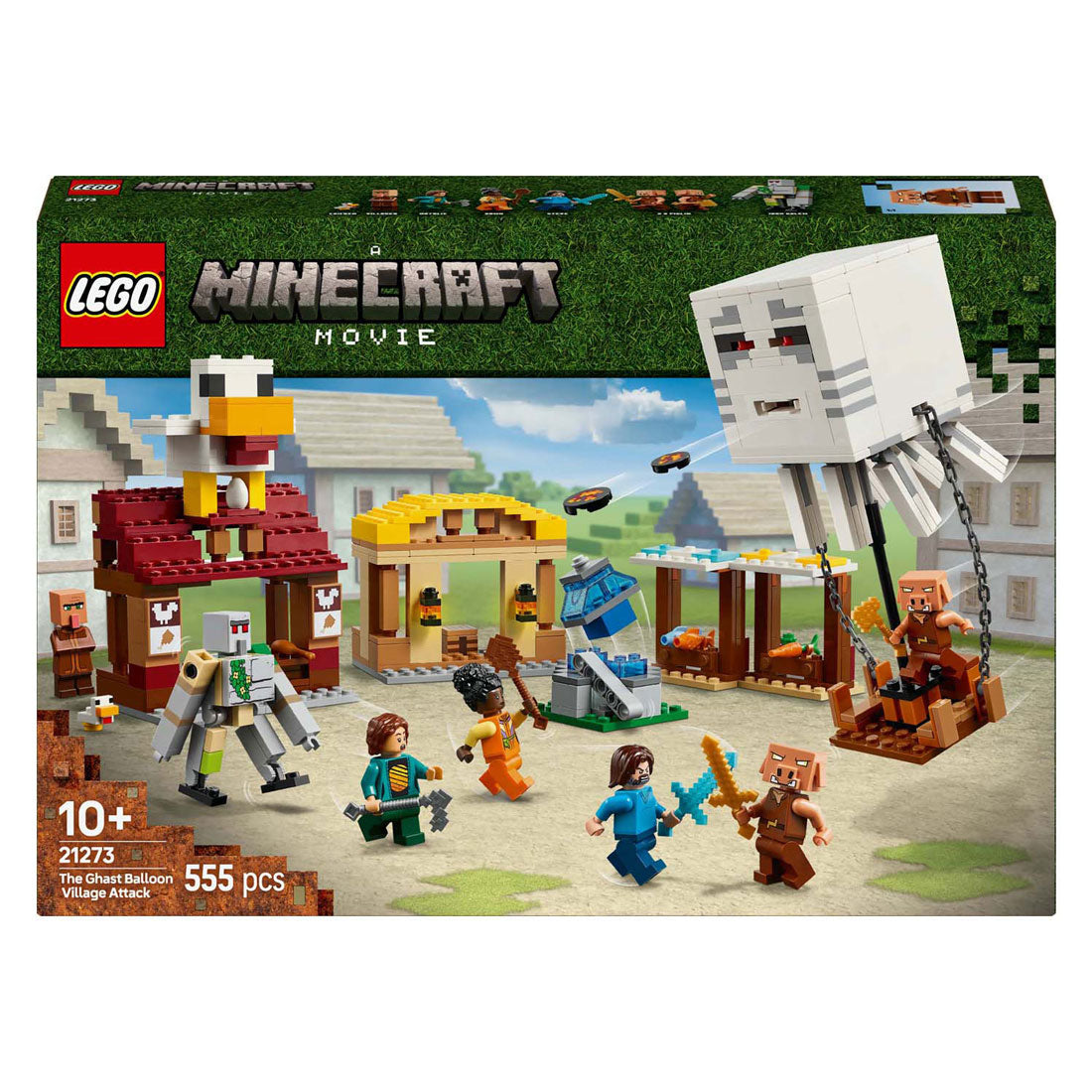 Lego Minecraft 21273 Der schreckliche Ballonangriff auf das Dorf