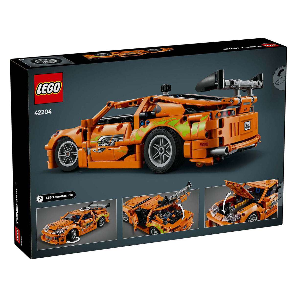 Lego Technic 42204 Fast and Furious Toyota Supra MK4