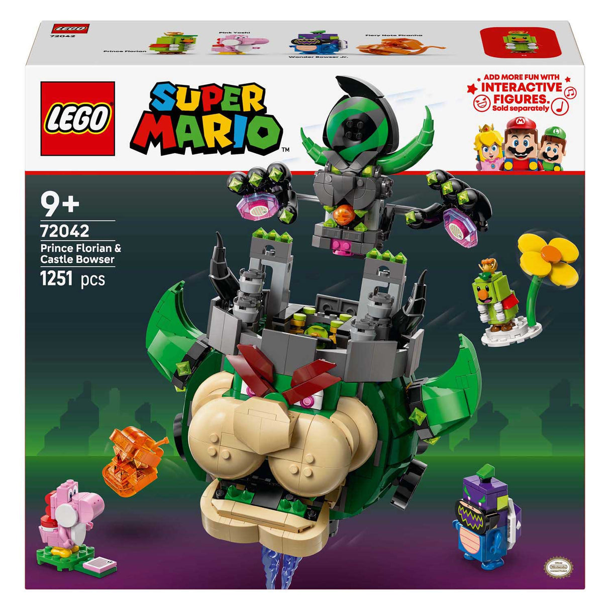 Lego Super Mario 72042 Prinz Florian und Bowser Castle