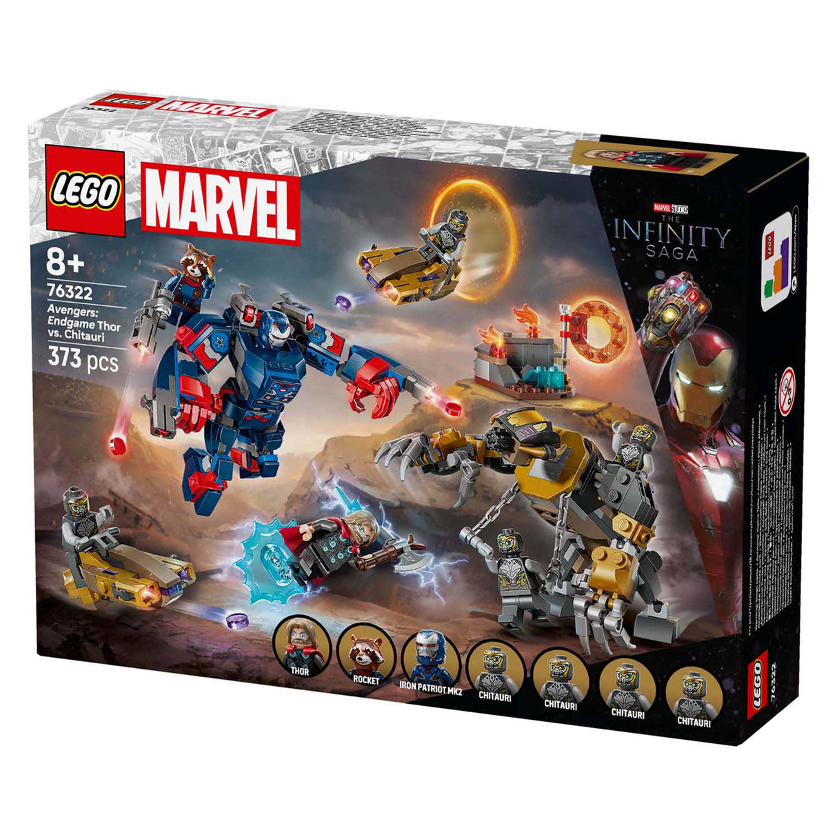 Lego Superhelden Marvel 76322 Avengers: Endspiel Thor vs. Chitauri