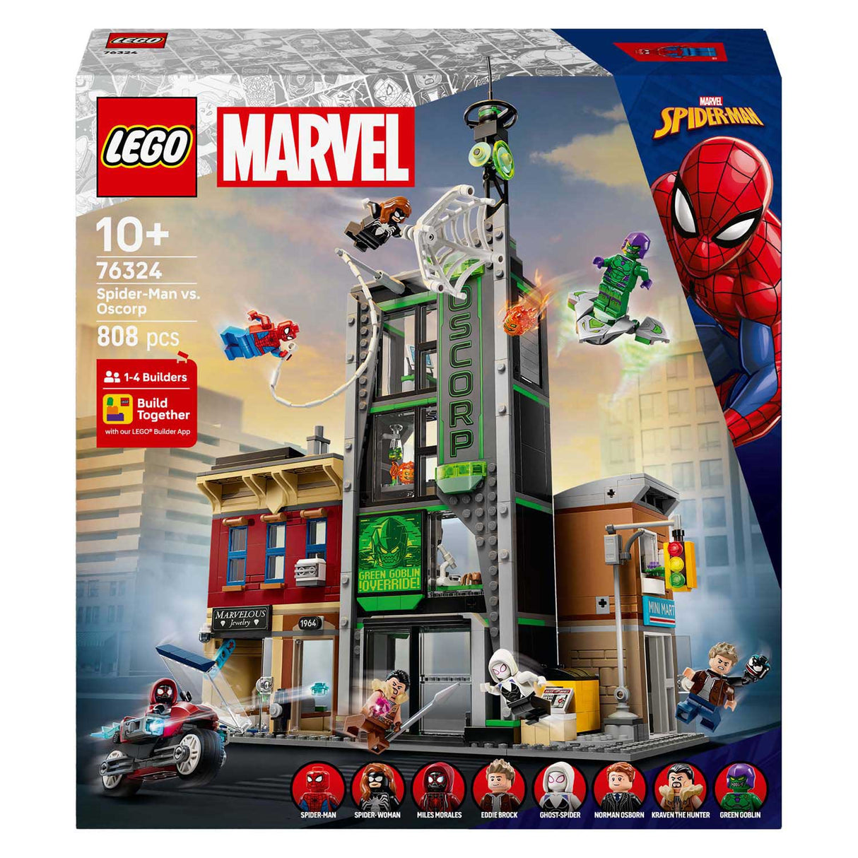 Lego Superhelden Marvel 76324 Spider-Man vs. Oscorp