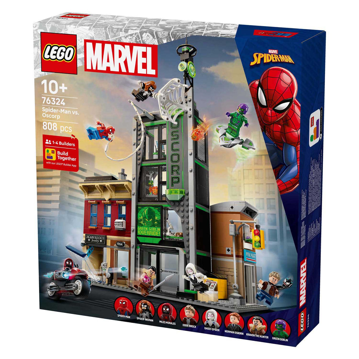 Lego Superhelden Marvel 76324 Spider-Man vs. Oscorp