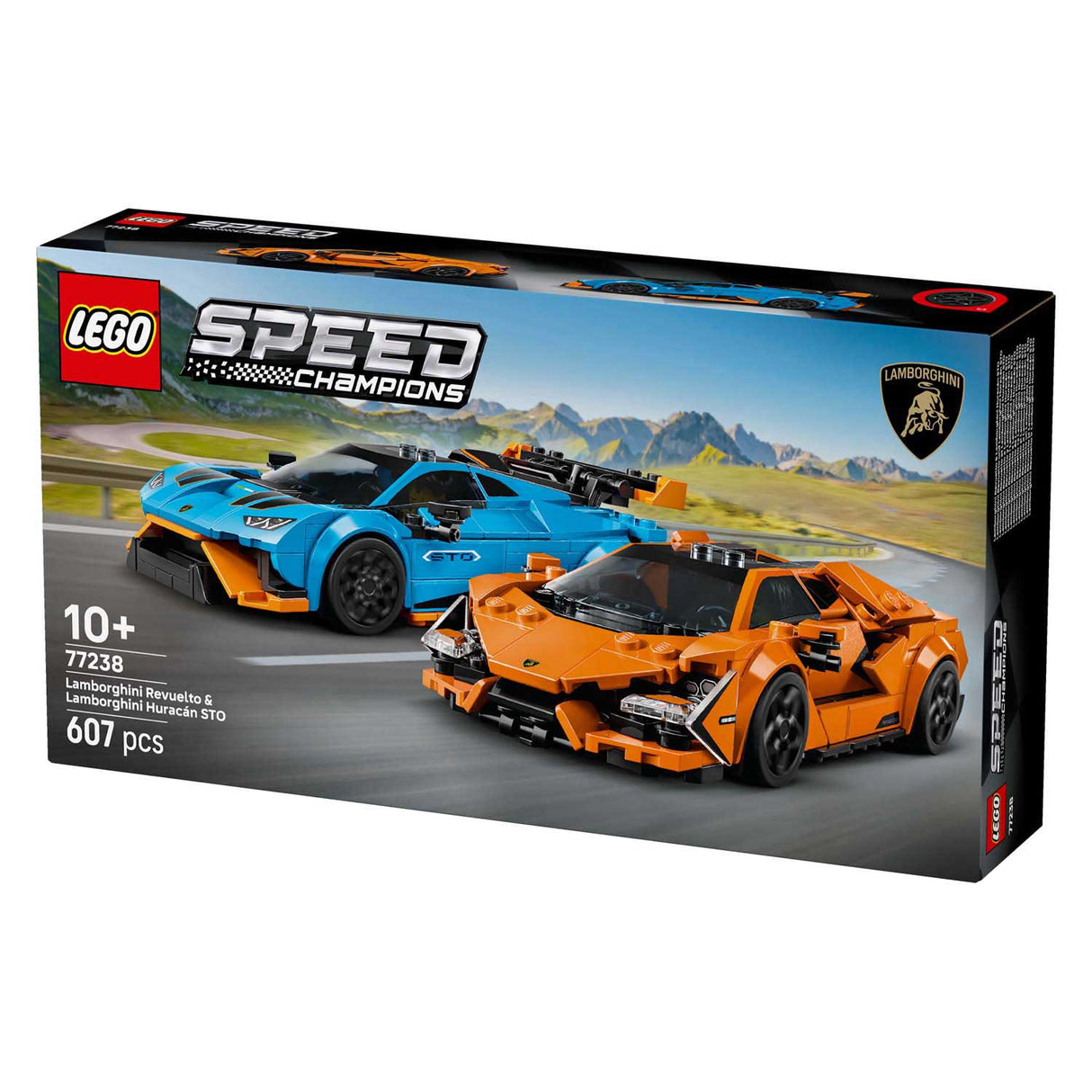 Lego Speed Champions 77238 Lamborghini Revuelto und Huracan Sto