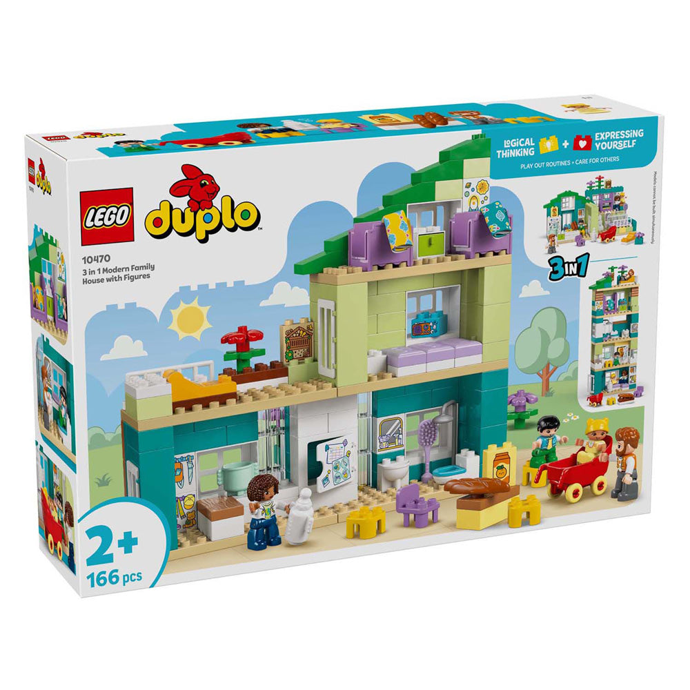 Lego Duplo Town 10470 3in1 modernes Haus mit Figuren
