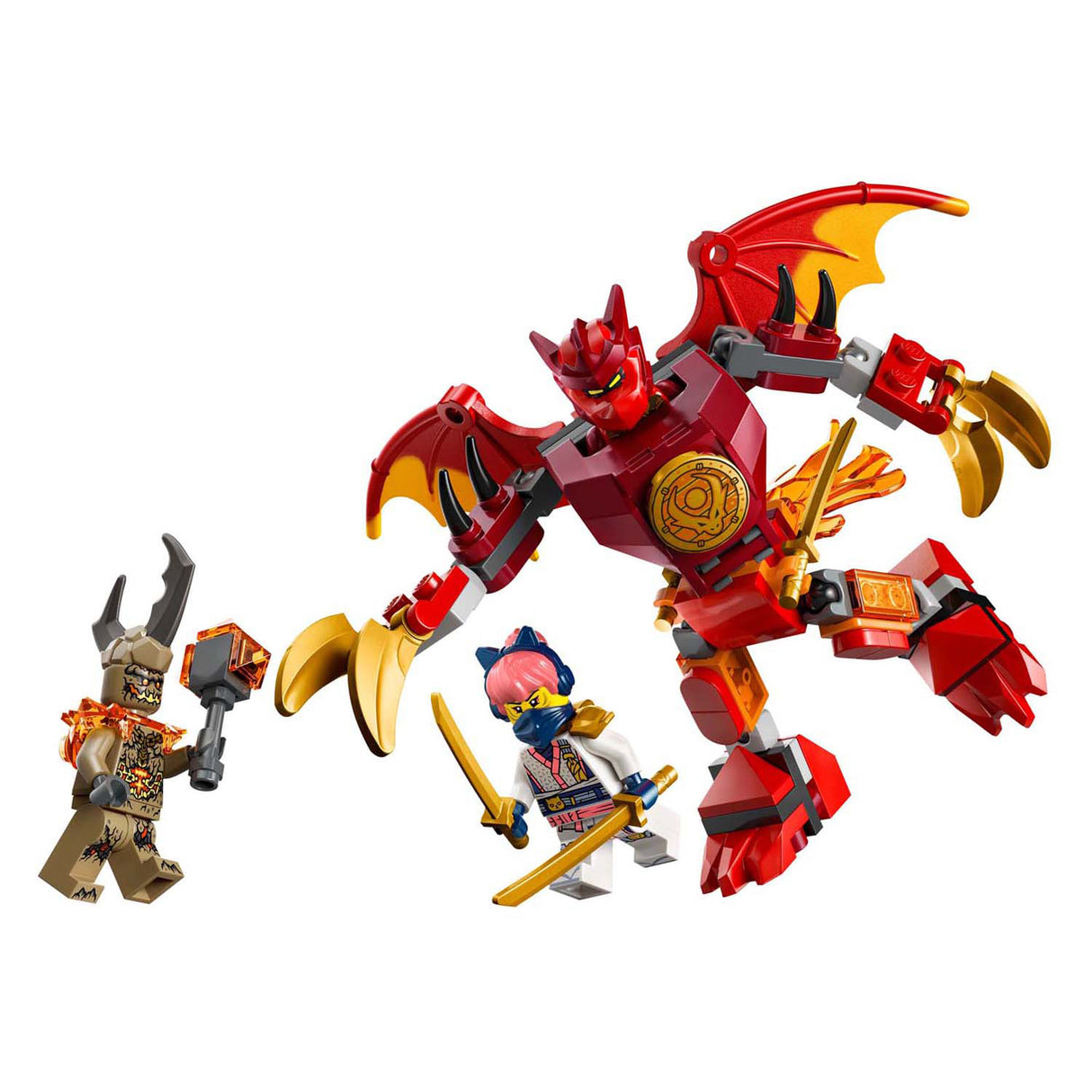 Lego Ninjago 71851 Kais Drachen-Mech-Kampfpaket