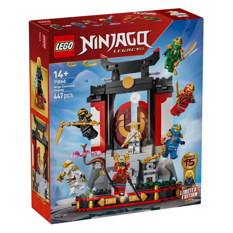 Lego Ninjago 71866 Display zum 15-jährigen Jubiläum mit Ninja-Figuren