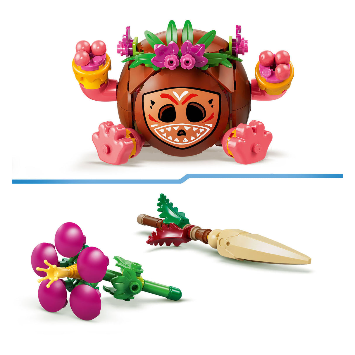 Lego ǀ disney vaiana kakamora bouwbaar kokosnoot speelgoed voor kinderen 43293