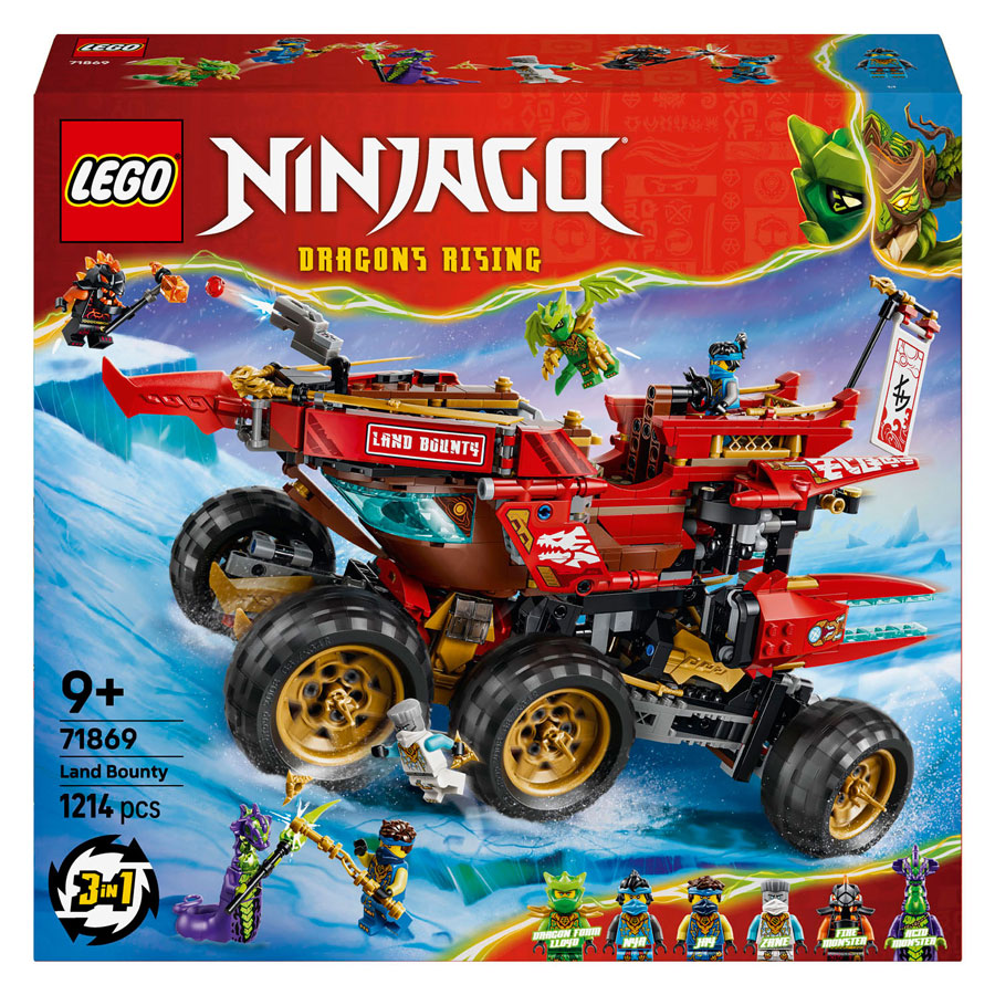 Lego Ninjago Land Bounty Bausatz mit LKW-Spielzeug für Kinder 71869