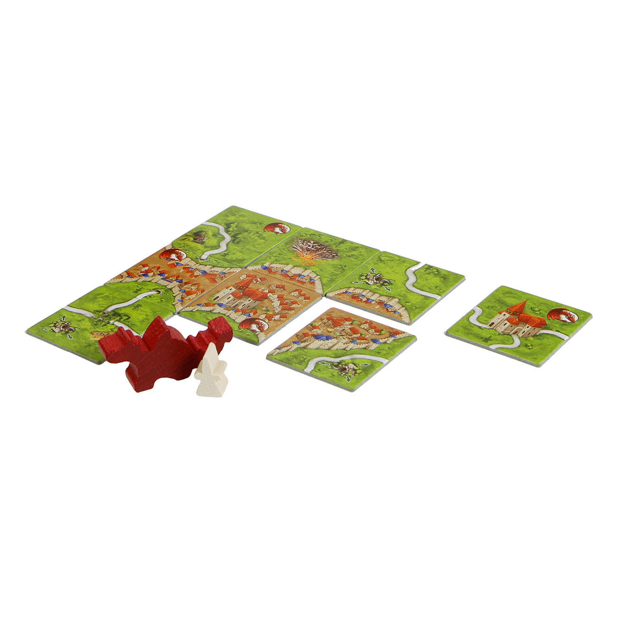 999 Spiele 999 Spiele Carcassonne: The Dragon, The Fee und The Jonkwoman Expansion Bord Game