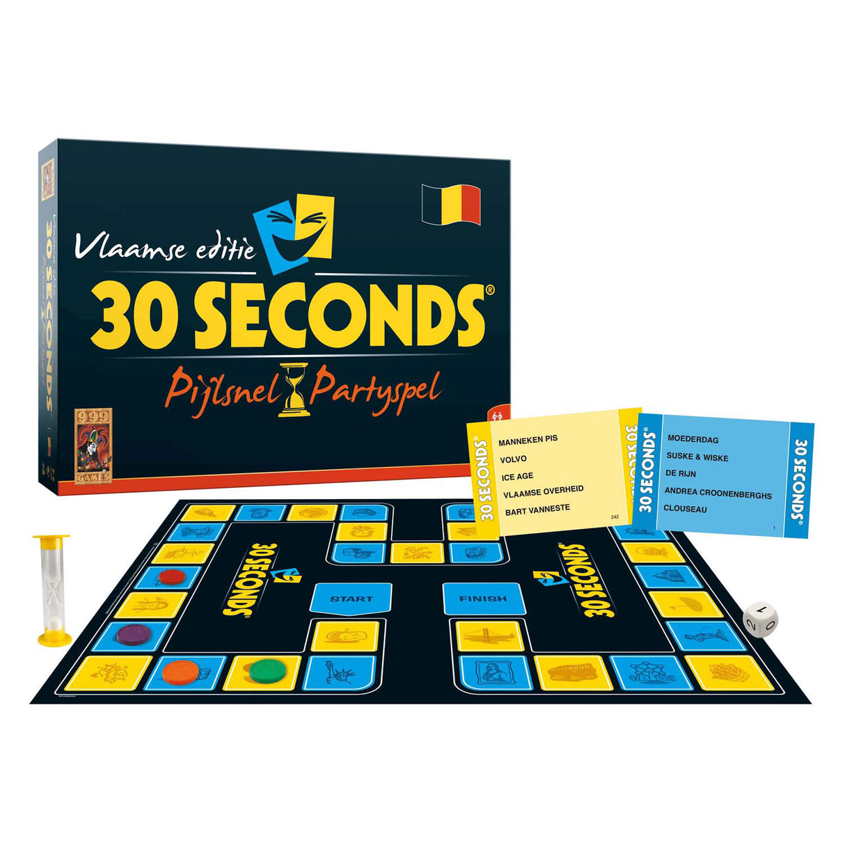 999Spiele 999 Spiele 30 Sekunden Brettspiel in flämischer Ausgabe