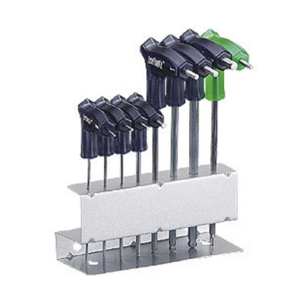 Allen Keys setzen einen 8-teiligen Zwillingkopf in Standard