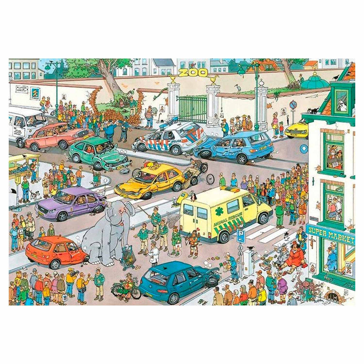 Jumbo Jan Van Haasteren Puzzle - Goes Shopping, 1000st.