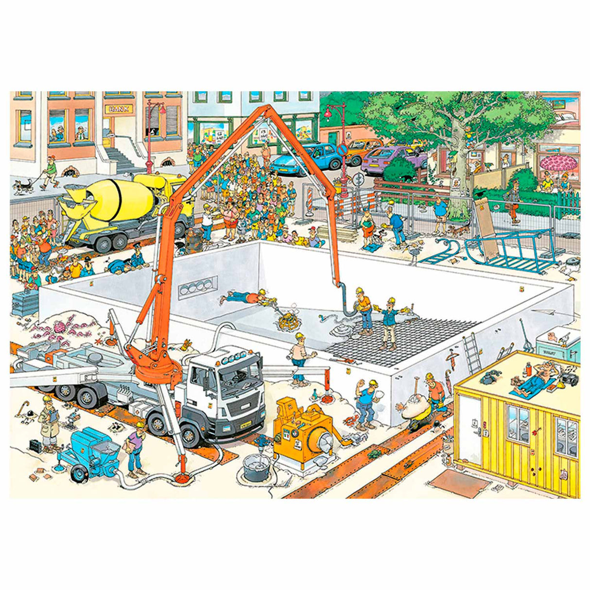 Jumbo Jan Van Haasteren Pluzzle - Schwimmbad, 1000st.