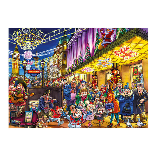 Jumbo Wasgij Christmas 20 Puzzle Die Geister von Weihnachten, 2x1000 Teile.