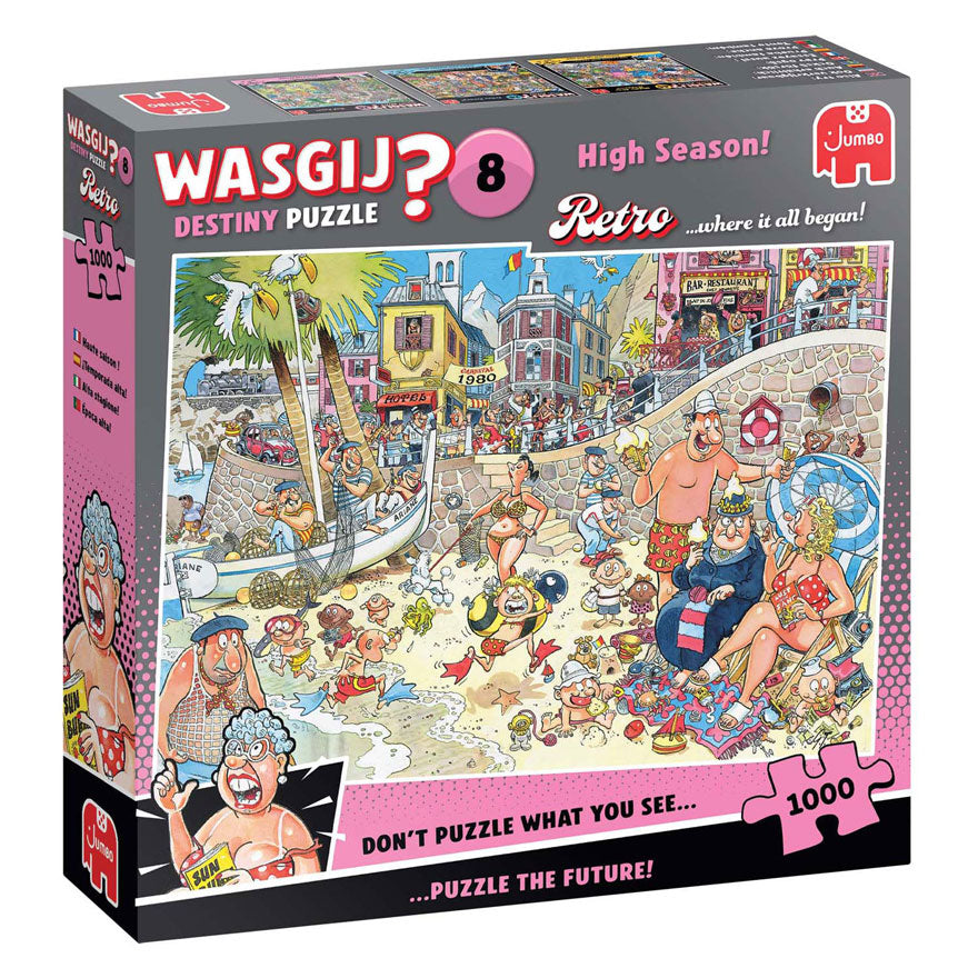 Jumbo Wasgij Retro Destiny 8 Puzzle – Hochsaison!, 1000 Teile.