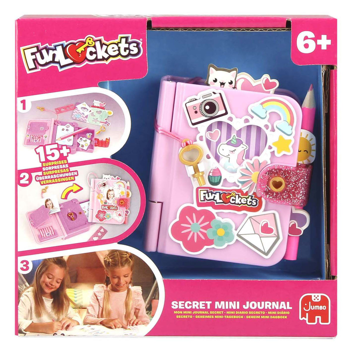 Jumbo Funlockets geheimes Mini-Tagebuch | 2 Stk