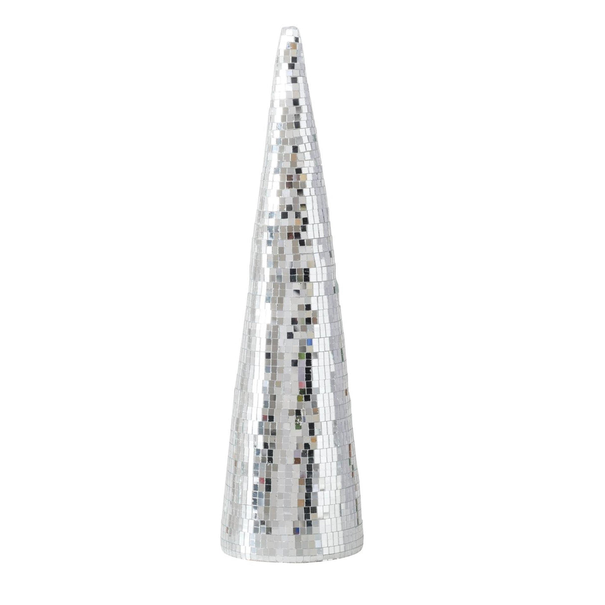 Boltze Home Weihnachtsbaum Disco Spiegelglas H39cm