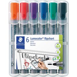 Staedtler lumocolor Flipchartmarker - Box 6 Stk
