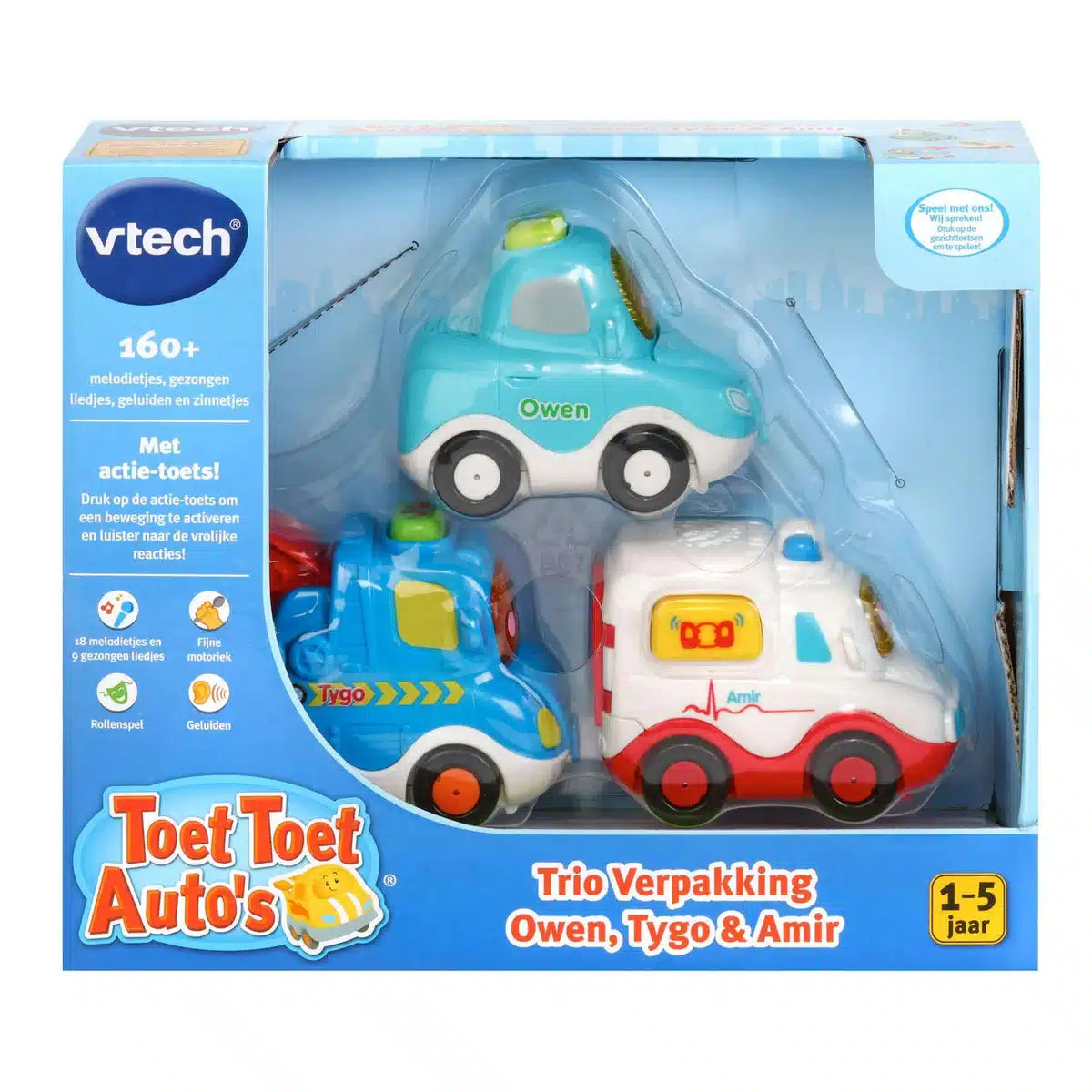 Vtech Toot Toot Car Aposs Owen Tygo und Amir 3-in-1-Set