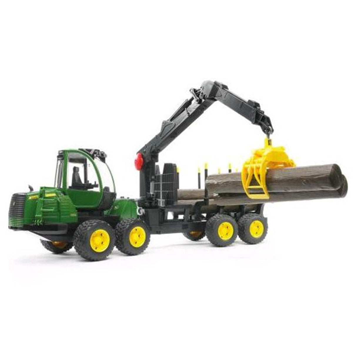 Bruder Traktor John Deere Forwarder 1210e mit Baumstamm Grabper