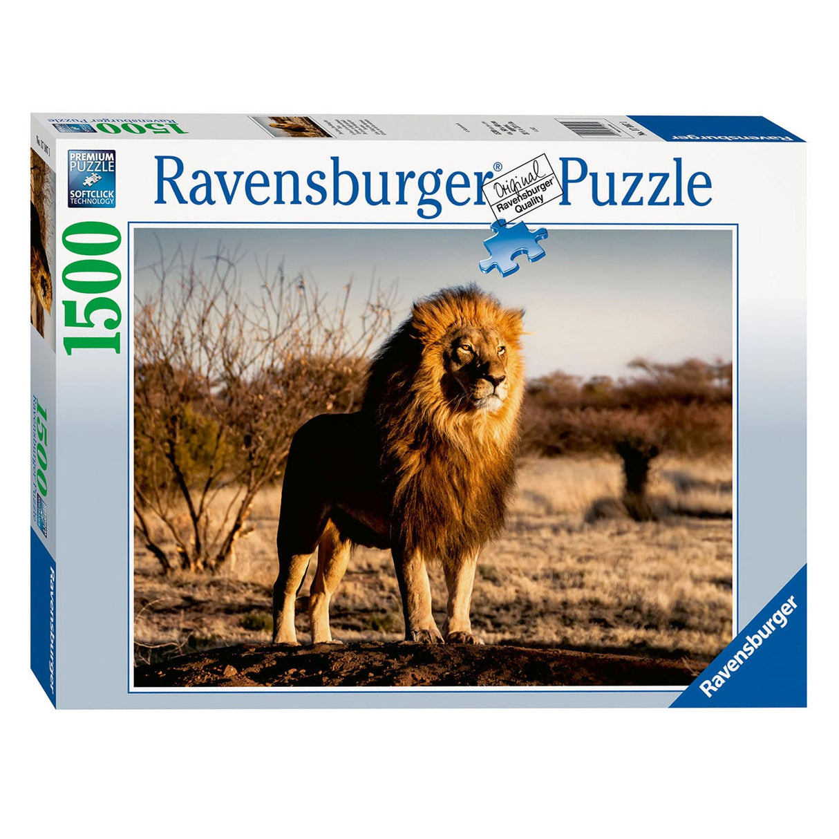 Ravensburger de Leeuw, der König der Tiere, Jigsaw Puzzle, 1500st.