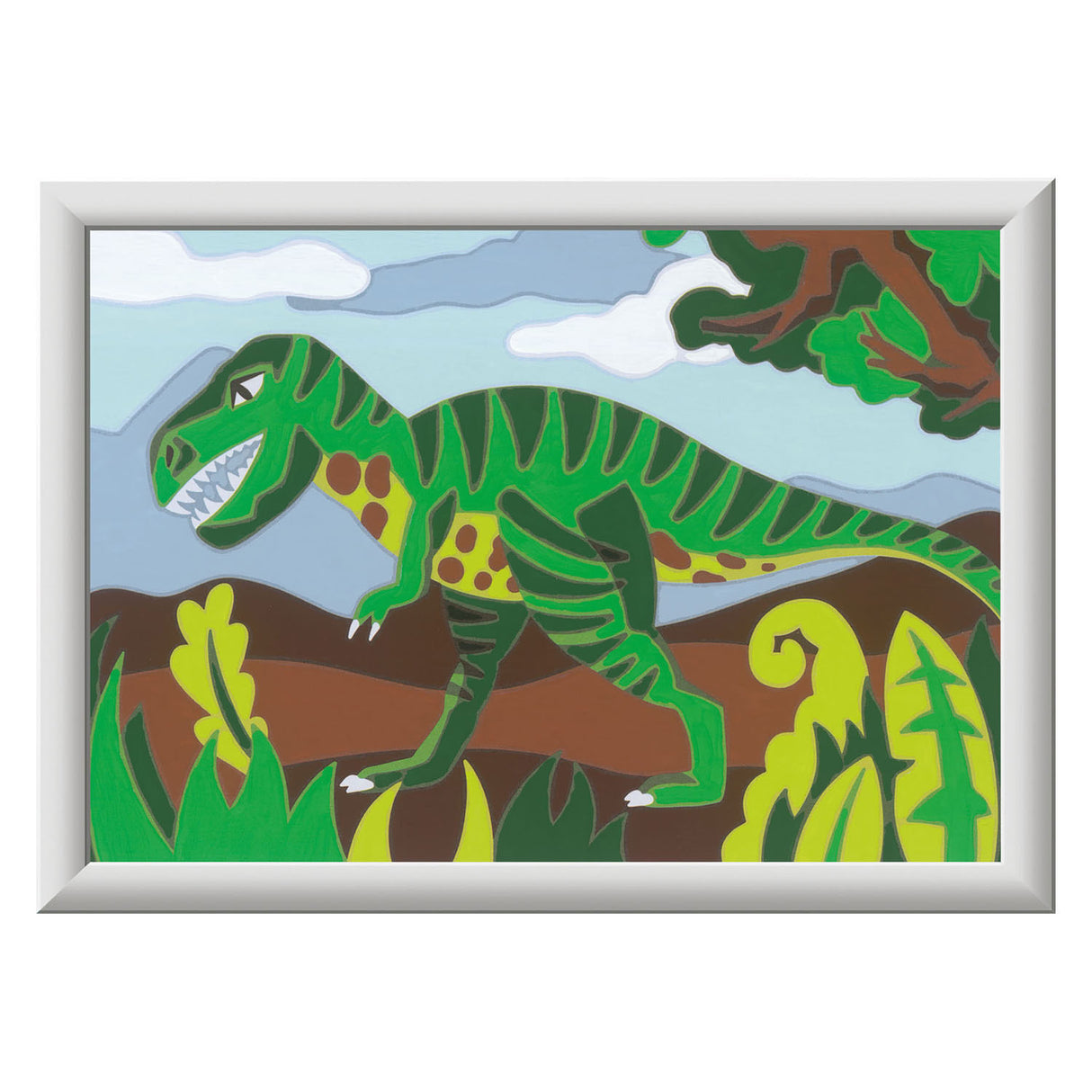 Ravensburger Kreart Gemälde bei Nummer - Wandering Dinosaurus