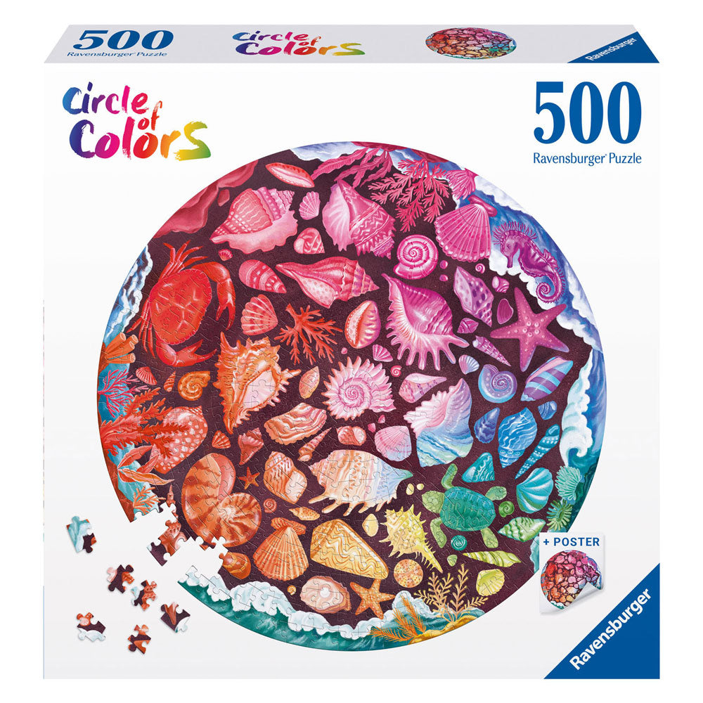 Ravensburger Jigsaw Puzzle Kreis oder Farbschalen, 500st.