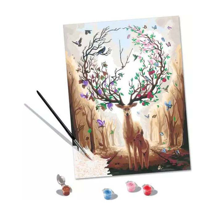 Ravensburger Kreart Gemälde bei Nummer - großartige Begegnung