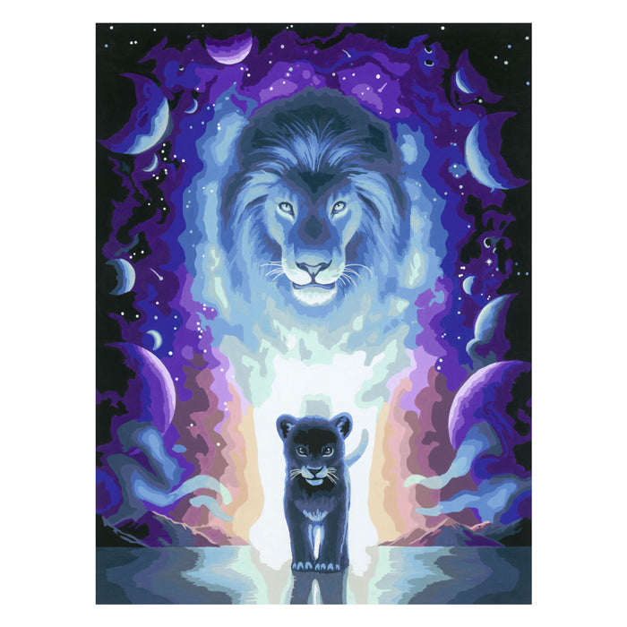 Ravensburger Kreart Gemälde bei Number - Lion Jojoesart