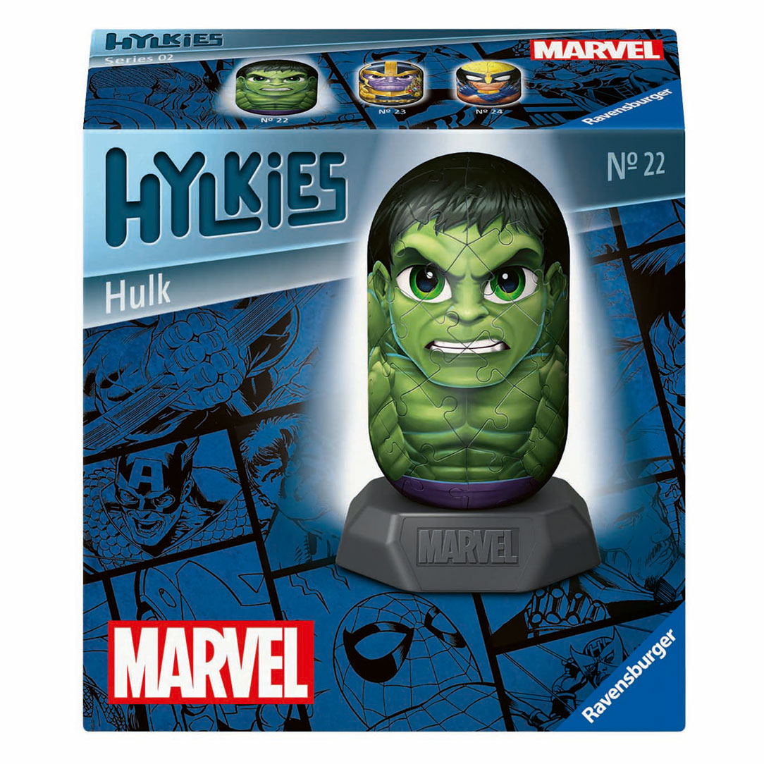 Ravensburger 3D-Puzzle Hylkies Marvel Hulk, 54 Teile.