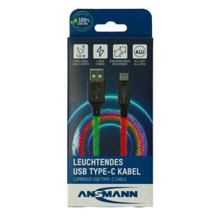 USB-Kabel C beleuchtet | 8 Stück