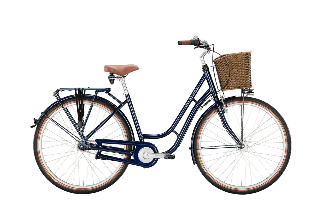 Excelsior Citybike Schwan-Retro Alu Mod. 24 Fahrrad exce.swan-retro alu 26 45 tour 3sp dunkelblau