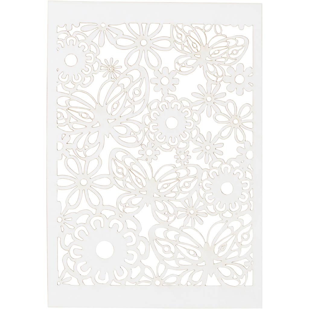 Kreativfirma Muster Carton White, 10st.