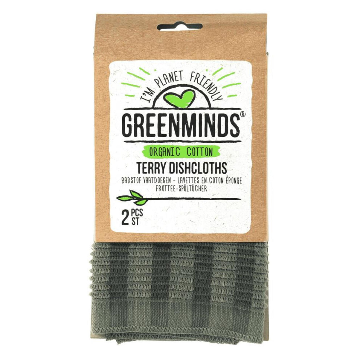 Greenminds Frottee-Geschirrtücher 2 Stk