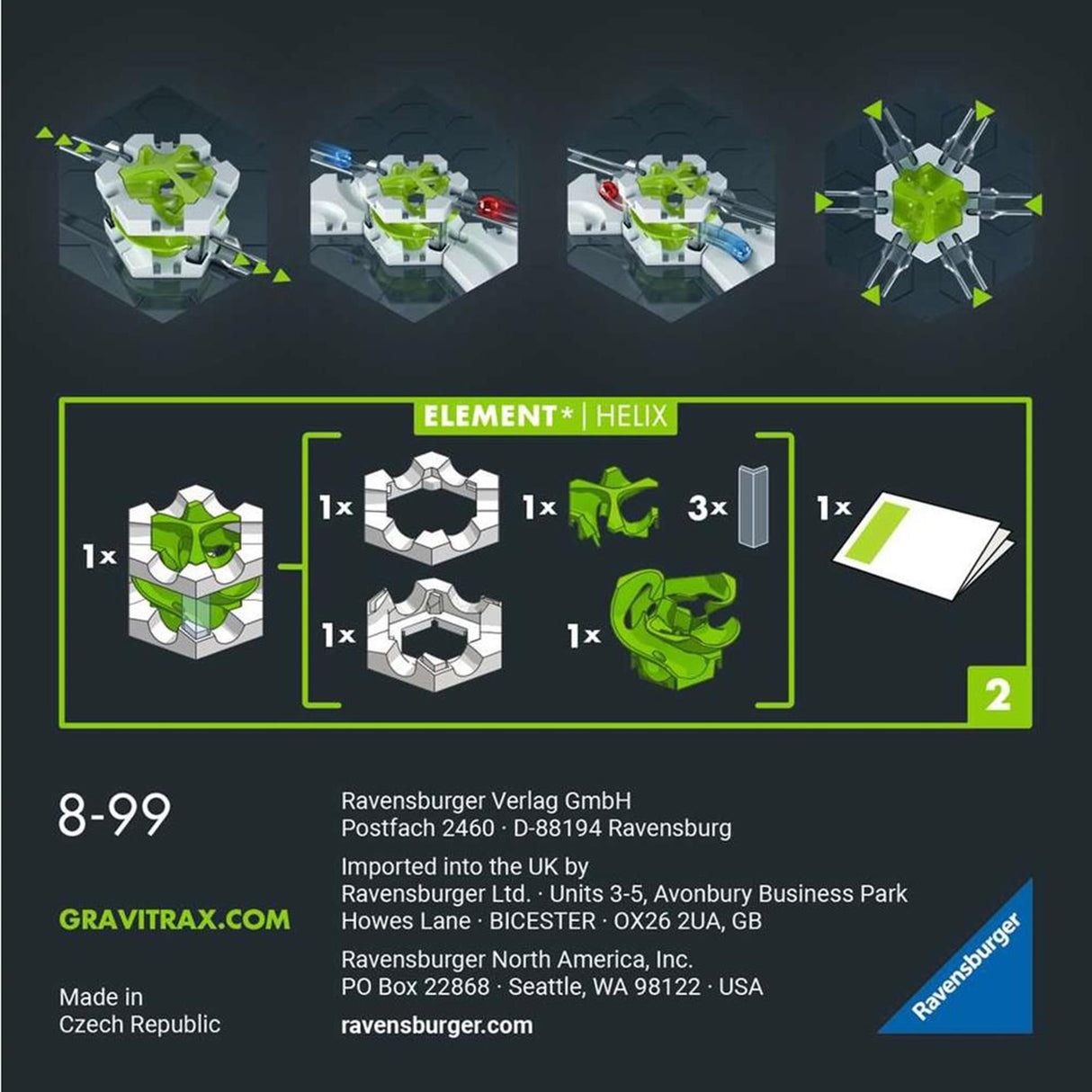 Ravensburger Gravitrax Pro Extension Set Element Helix