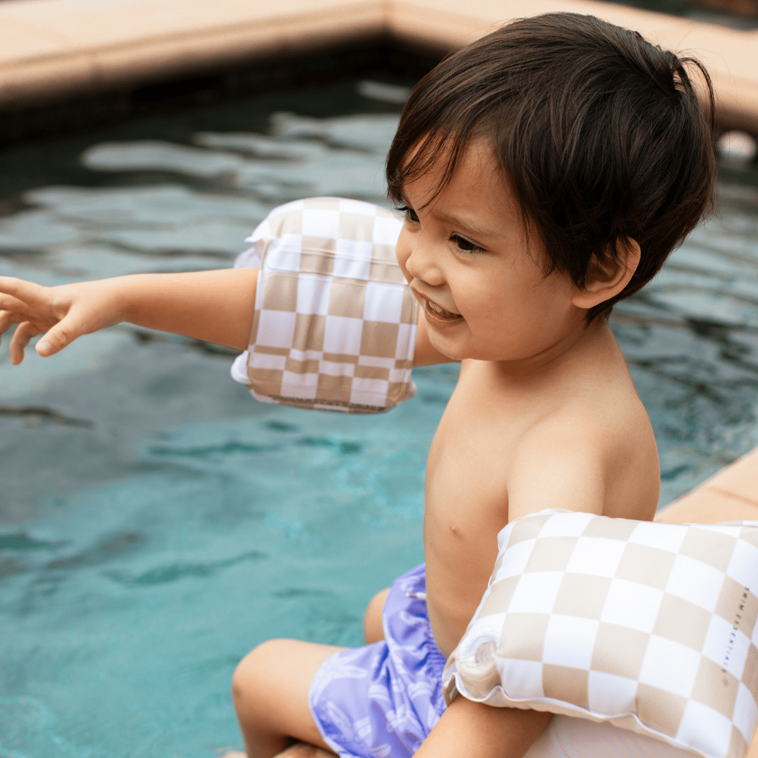 Schachmatt | Beige Schwimmarmbänder 2-6 Jahre