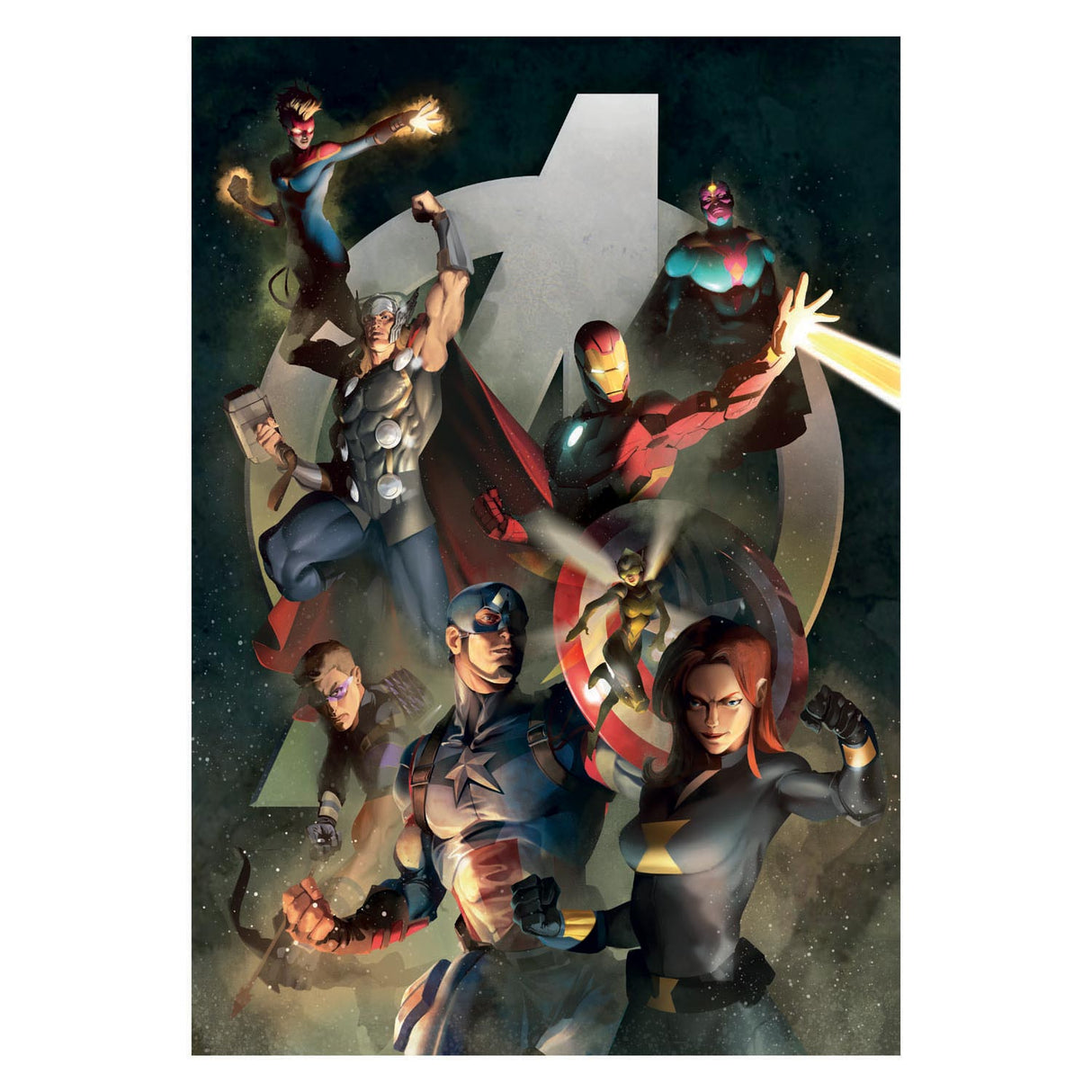 Clementoni Puzzle Disney 100 Jahre – Marvel Avengers 1000 Teile.