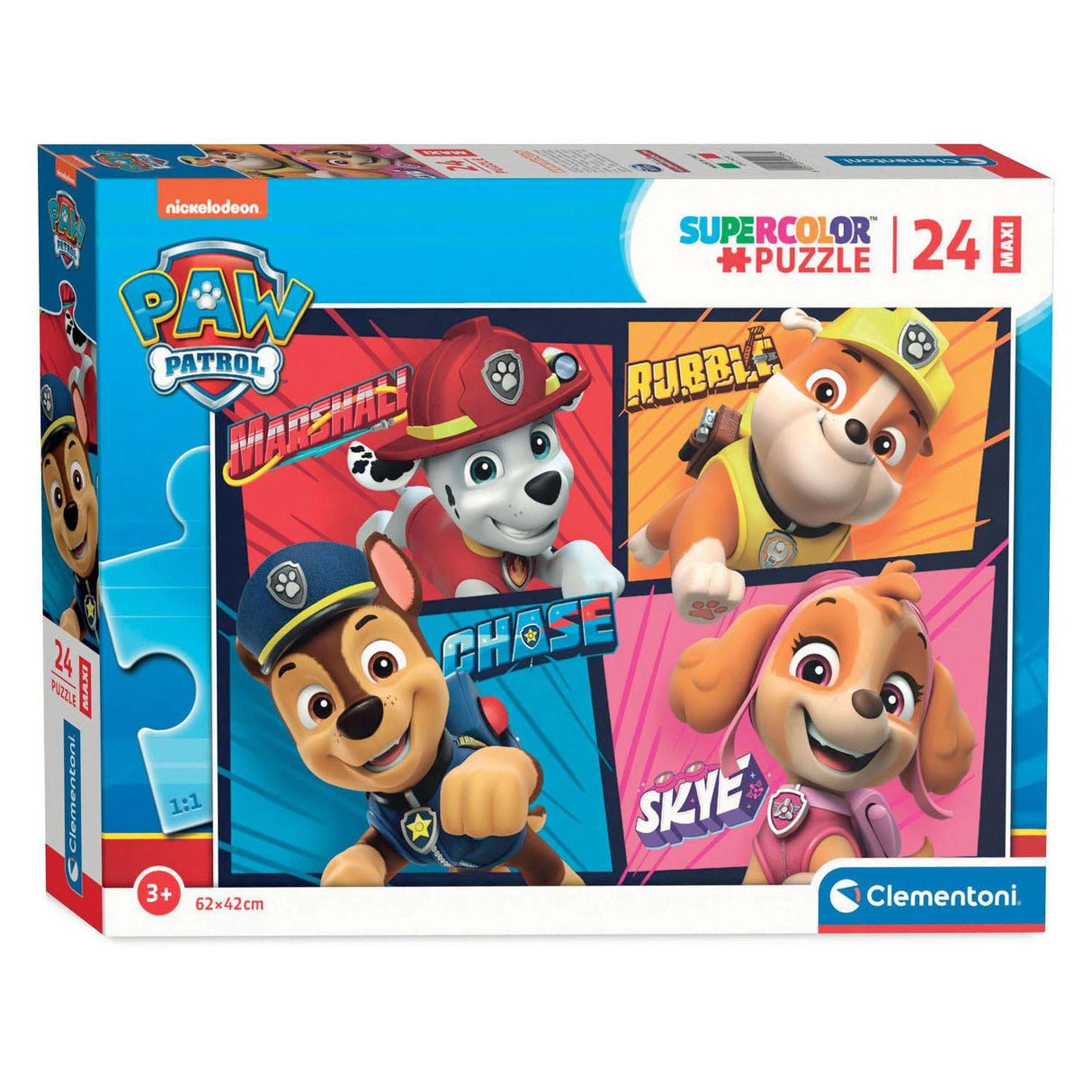 Clementoni Maxi-Puzzle Paw Patrol, 24 Teile.