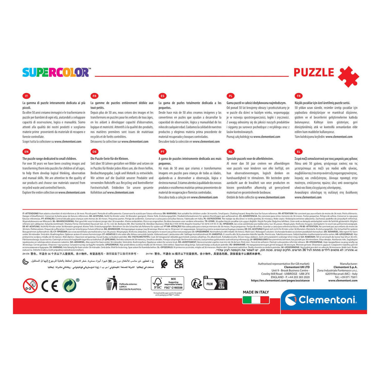 Clementoni-Puzzle – Paw Patrol, 104 Teile.
