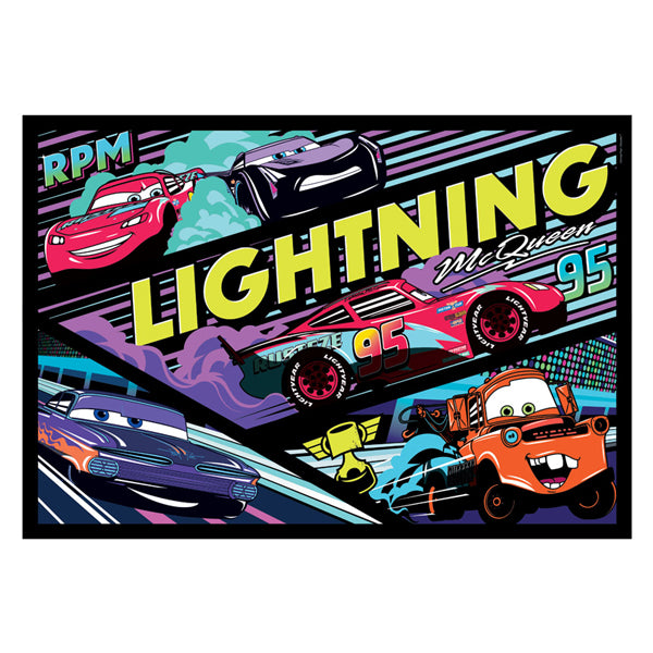 Clementoni Puzzle -Puzzle Superfarbe Glühen - Autos, 104st.