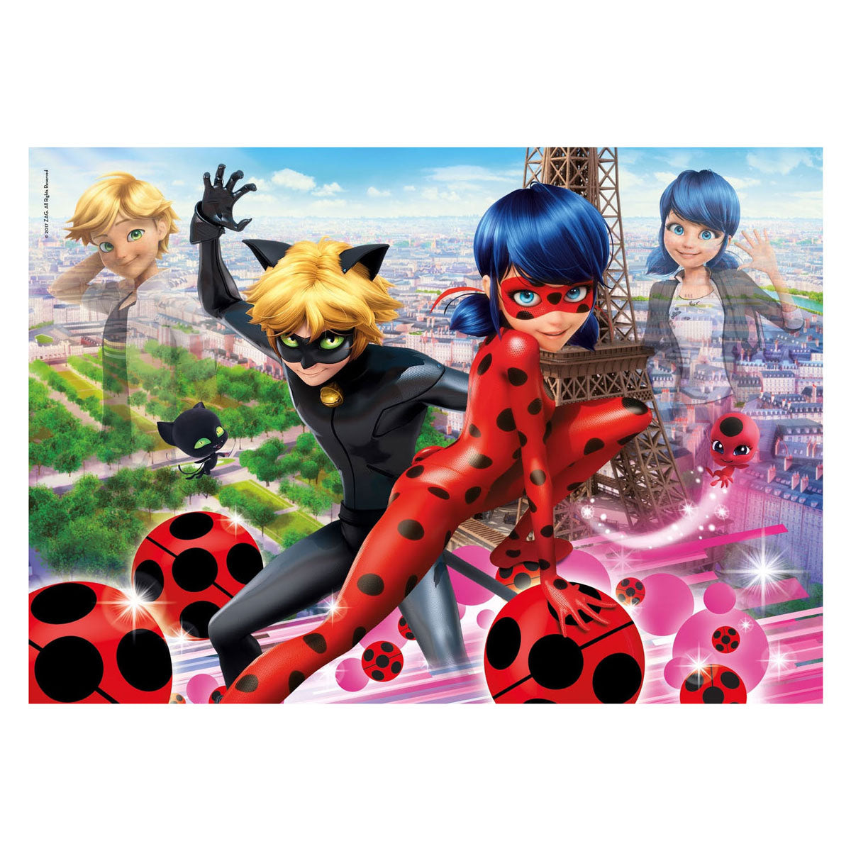 Clementoni Jigsaw Puzzle Super Color Wunderloch LadyBug, 104st.